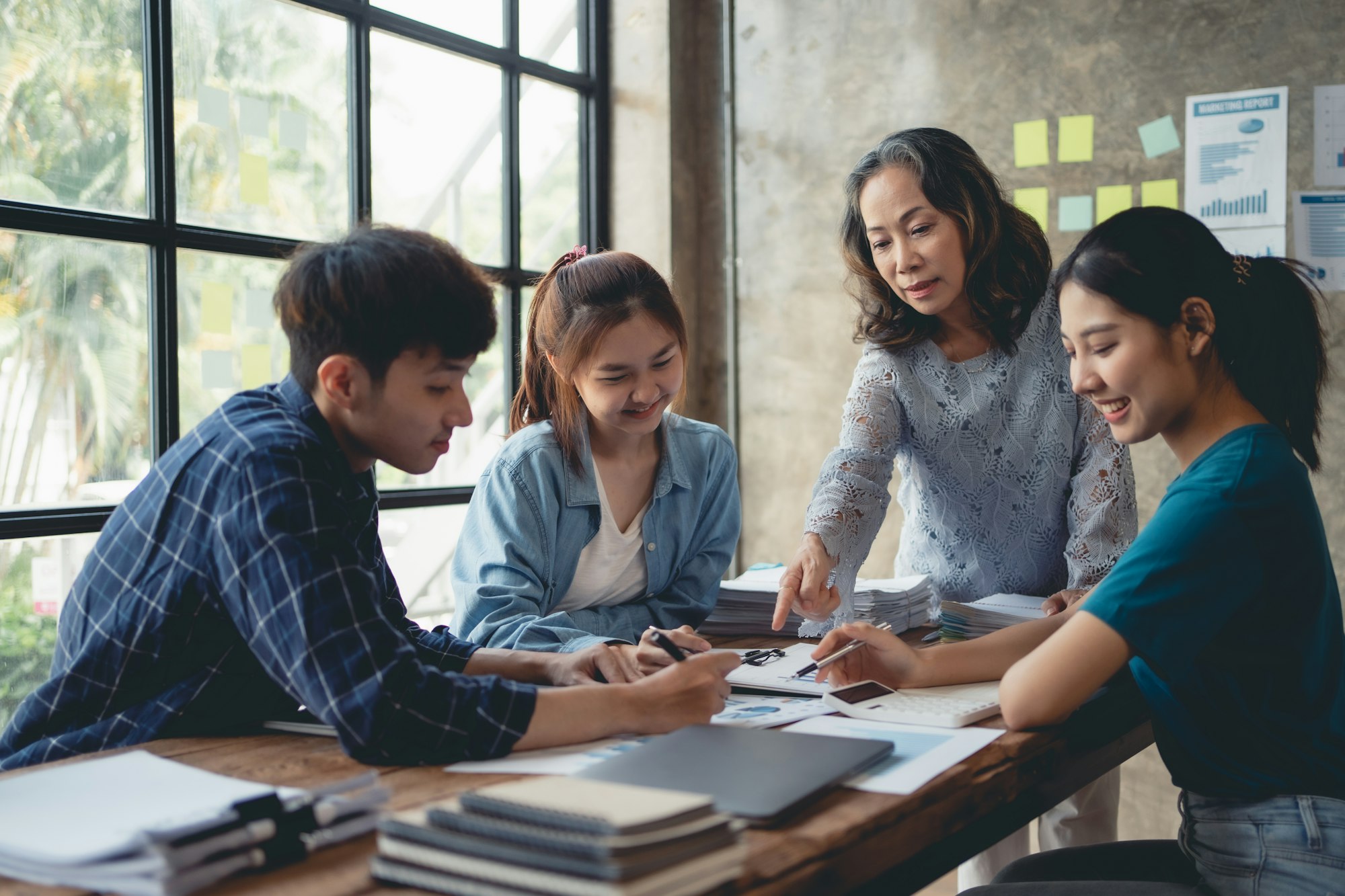 Group Asian business consultations with senior supervisors on business planning, investment